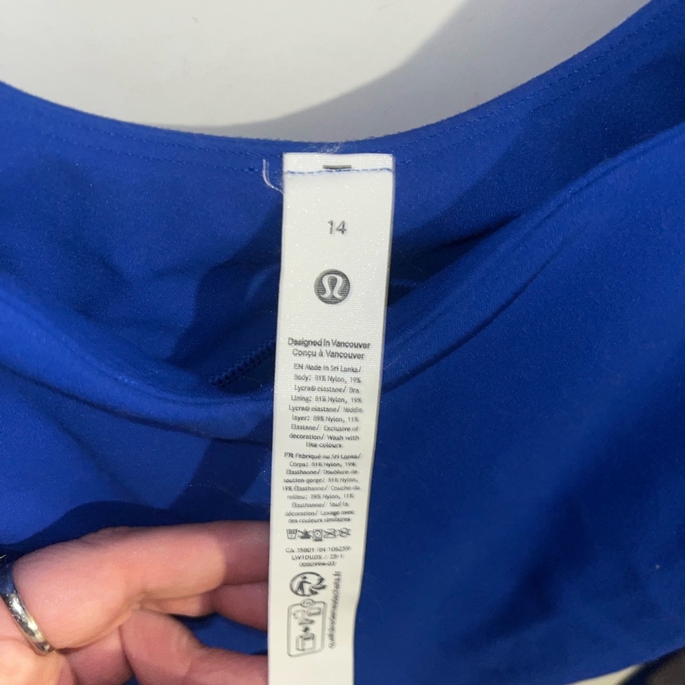 Lululemon Athletica Royal Blue Tank Top - Picture 2 of 5